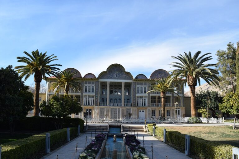 The pavilion of Eram Garden in Shiraz