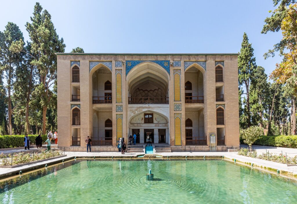 A garden pavilion at Fin Garden, Kashan
